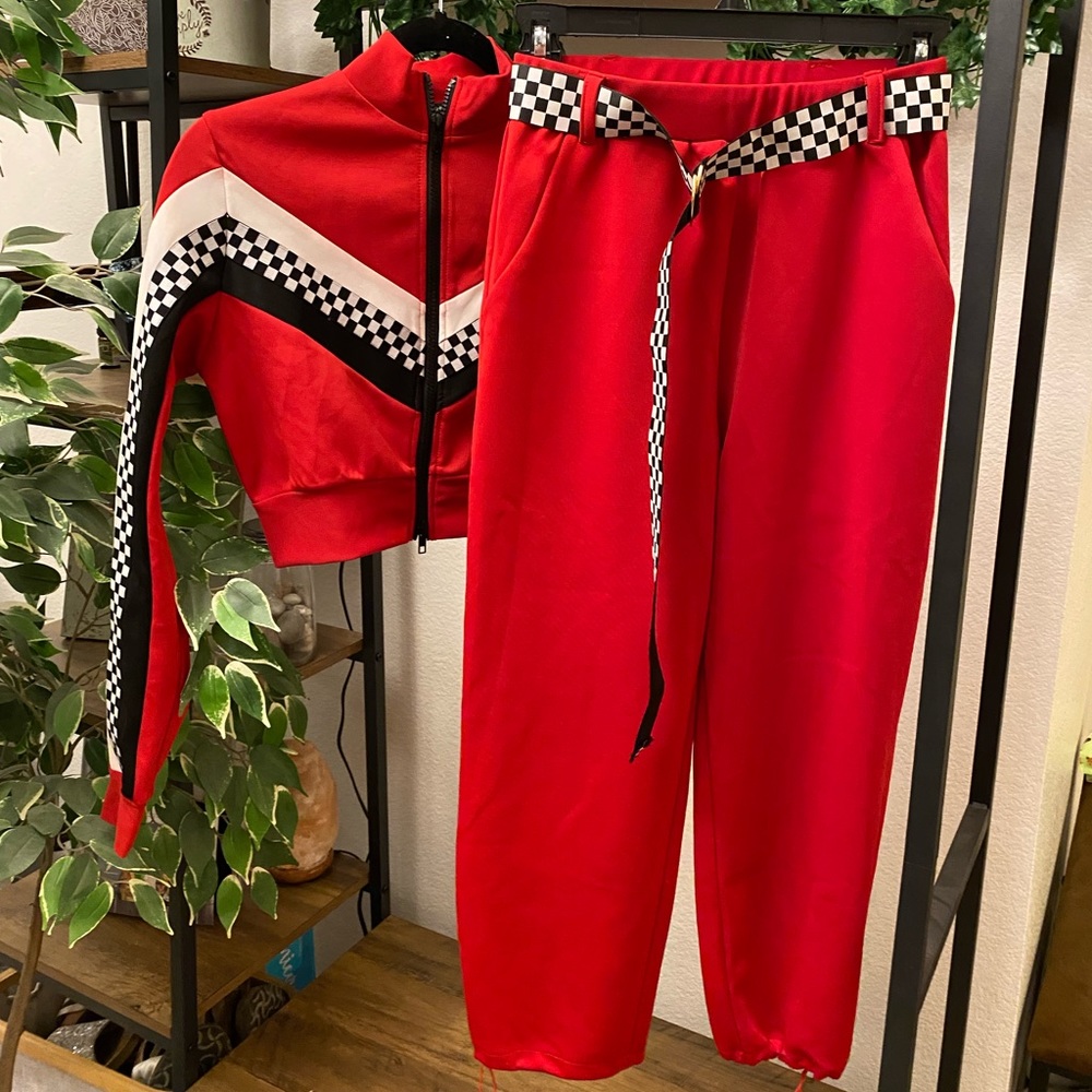FASHIONNOVA red sports set